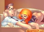 comics-toons father_&amp;_daughter fellatio incest james_timothy_possible kim_possible kimberly_ann_possible male/female oral