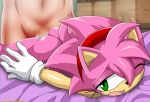  ambiguous_penetration amy_rose amy_rose_(classic) bbmbbf bed green_eyes human impregnation mobius_unleashed nude one_eye_closed palcomix rosy_the_rascal sega sonic_(series) sonic_the_hedgehog_(series) tail young 