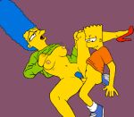  bart_simpson dagger incest marge_simpson tagme the_simpsons yellow_skin 