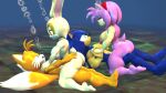 2021 2_tails 2boys 2girls 3d_(artwork) accessory air_bubble amy_rose anthro ass big_ass big_breasts blonde_hair blue_body blue_fur blue_hair breasts brown_eyes bubble_butt butt_grab canid canine cream_the_rabbit curvaceous curvy_figure daemont92 dat_ass detailed_background digital_media_(artwork) eulipotyphlan eyelashes feet fingers floppy_ears fluffy fluffy_tail fox from_front_position fur furry green_eyes group hair hair_accessory hairband hand_holding hand_on_butt headband hedgehog high_res hourglass_figure lagomorph leporid long_ears long_tail lying male male/female mammal miles_&quot;tails&quot;_prower missionary_position multi_tail multicolored_body multicolored_fur nipples nude on_back open_mouth orange_body orange_fur penetration pink_body pink_fur pink_hair rabbit sega sex short_hair short_tail small_waist smile sonic_(series) sonic_the_hedgehog sonic_the_hedgehog_(series) source_filmmaker tail tan_body tan_fur teal_eyes thick_thighs toes two_tone_body two_tone_fur underwater underwater_sex vaginal_penetration voluptuous water white_body white_fur wide_hips yellow_body yellow_fur
