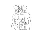  abs alice_(yu-gi-oh!_gx) beefcake biceps big_muscles bodybuilder handsome hunk licking_bicep lineart muscle muscle_worship pecs straight tyranno_hassleberry yu-gi-oh! yu-gi-oh!_gx 