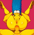  ai_generated anal anus ass breasts erect_nipples homer_simpson legs_up marge_simpson shaved_pussy the_simpsons thighs 