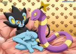  anthro bbmbbf ekans feline female furry hot luxray nintendo palcomix pokemon pokepornlive sex snake 