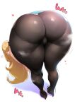  1girl ass ass_shake bent_over big_ass blonde_hair blue_eyes cameltoe clothed clothed_female cynthia_(pokemon) female_focus female_only fully_clothed heart high_heels huge_ass human iku_(ikuchan_kaoru) legs long_hair looking_at_viewer looking_back mature mature_female nintendo pantyhose pantylines pok&eacute;mon pokemon pokemon_dppt posterior_cleavage shoes simple_background skirt solo_female solo_focus standing steam tagme thick_thighs thighs trefoil video_game_character video_game_franchise video_games voluptuous white_background wide_hips 