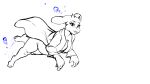  air_bubble animated anthro areola belly black_and_white boss_monster bovid breasts byondrage caprine clothing female fur genitals gif looking_at_viewer mammal monochrome navel nipples pussy swimming toriel undertale undertale_(series) underwater undressing video_games 