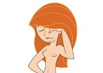  breasts cartoon disney kim_possible kimberly_ann_possible nipples nude redhead tagme white_background 