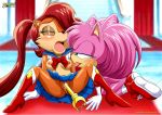  amy_rose archie_comics bbmbbf chibi_rose mobius_unleashed palcomix sally_acorn sally_moon sega sonic_(series) sonic_the_hedgehog_(series) 