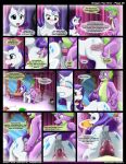  comic dragon_you_over friendship_is_magic from_behind_position kitsuneyoukai my_little_pony rarity_(mlp) spike_(mlp) twilightstormshi vaginal 