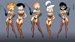  betty_rubble breasts family_guy jane_jetson judy_jetson lois_griffin panties stockings the_jetsons thighs 