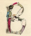  18th_century_erotic_alphabet 1_boy 1_male 1_male_human 2_female_humans 2_females 2_girls 3_humans alphabet ass b_(letter) bent_over black_hair blonde_hair erection female female_human female_human/male_human ffm full_body hair inanimate joseph_apoux letter lying male male/female male_human multiple_girls no_panties standing threesome uniform 
