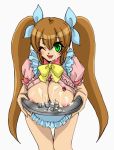 huge_breasts lactation milk milky_bar onegi sumomo_(milky_bar)