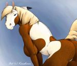 furry horse karabiner karabiner_(artist) rain_(cimarron) spirit:_stallion_of_the_cimarron 