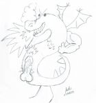  dragon homestar_runner penis sketch trogdor 