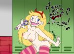 breasts hentai-foundry jim_sugomi locker lockers music musical_note nude school singing speech_bubble star_butterfly star_vs_the_forces_of_evil