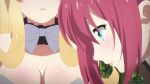  2_girls 2girls airi_(queen&#039;s_blade) elina_(queen&#039;s_blade) female/female female_only french_kiss kissing outside queen&#039;s_blade saliva tagme tongue tongue_out webm yuri 