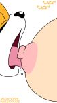  anthro areola big_breasts breast_lick breasts canine close-up closed_eyes erect_nipples female fox furry habbodude huge_breasts licking male miles_&quot;tails&quot;_prower nipples sega sideboob sonic_(series) tongue 