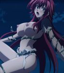  big_breasts breasts breasts_out_of_clothes nipples rias_gremory tagme torn_clothes vines 