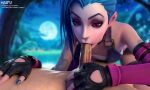  3d animated deepthroat fellatio jinx_(league_of_legends) league_of_legends loop male/female mp4 night oral outside solo_focus sound sound_effects video video_with_sound voice_acted webm 