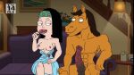 american_dad anthro big_penis hayley_smith horse_cock horse_penis horsecock imminent_sex licking licking_lollipop mostly_nude muscular_male