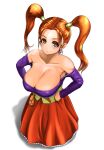 1girl big_breasts breasts cleavage clothed_female corset dragon_quest dragon_quest_viii female female_focus female_only huge_breasts human jessica_albert jessica_albert_(dragon_quest) long_hair nipples pigtails red_eyes red_hair solo_female solo_focus sorceress square_enix tatumakimura teen video_game_character video_game_franchise