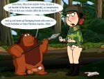  dialogue ewok family_guy lois_griffin princess_leia_organa_(cosplay) puffy_pussy red_anus star_wars the_cleveland_show tim_the_bear uso_(artist) 