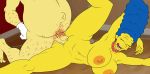  erect_clitoris gif huge_breasts large_areolae marge_simpson nipples shaved_pussy spread_legs the_simpsons thighs vaginal 