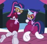  2_girls alicorn dress equestria_girls halloween human my_little_pony my_little_pony:_friendship_is_magic pony pussy sci-twi superhero_costume tagme twilight_sparkle 