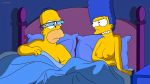  big_breasts cartoon_milf chainmale homer_simpson marge_simpson the_simpsons yellow_skin 