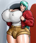 bulma_brief dragon_ball gigantic_ass gigantic_breasts hourglass_figure negoto_(nego6)