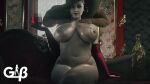  1boy 1girl 3d alcina_dimitrescu big_breasts cleavage curvy_body generalbutch interracial loop male/female massage moaning nude nude_female oil oiled_skin resident_evil resident_evil_8:_village shiny_skin tagme video webm 