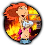  badbrains big_breasts breasts family_guy hair hairless_pussy lois_griffin milf redhead shaved_pussy 