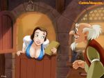  beauty_and_the_beast big_breasts book breasts cartoonvalley.com cleavage disney dress helg_(artist) librarian princess_belle watermark web_address web_address_without_path 