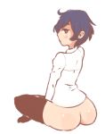  1girl ass bottomless inkerton-kun looking_back persona persona_4 shin_megami_tensei shirogane_naoto 
