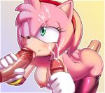  1girl amy_rose animal_ears apostle_(artist) ass bent_over blush bow breasts cum disembodied_penis doggystyle eyelashes fellatio furry gloves green_eyes group_sex handjob interspecies large_breasts leggings lips multiple_penises nipples oral orgy penis pink_hair pussy_juice saliva sega sex sonic_(series) sonic_boom sonic_boom_(game) tail tongue tongue_out uncensored vaginal wink 