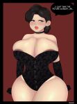  black_hair brown_eyes bunzerk disney gigantic_ass gigantic_breasts hourglass_figure milf ming_lee naughty_face sexy sexy_ass sexy_body sexy_breasts turning_red 