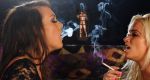  2girls blow_smoke caged captured domination femdom giantess multiple_girls smoke smoking 