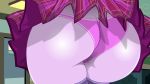  1_girl 1girl ass clothed equestria_girls female female_only friendship_is_magic indoors my_little_pony panties purple_skin school_uniform skirt solo stockings twilight_sparkle twilight_sparkle_(mlp) uniform upskirt 