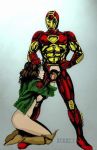  anna_marie avengers iron_man marvel marvel_comics rogue tony_stark x-men xerxes_(artist) 