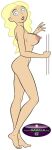 blonde_hair completely_nude erect_nipples female_only full_body gagala kim_possible nude phillipthe2 side_view sideboob tara_(kim_possible) teen