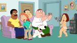  brian_griffin cheating_wife cleveland_brown dog_penis family_guy glenn_quagmire heart-shaped_pupils imminent_handjob lois_griffin meg_griffin nude_female peter_griffin tan_line 