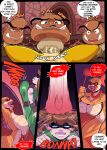  big_breasts big_butt comic english_text goomba large_penis loonyjams penis_in_pussy quest_for_power_(loonyjames) super_mario_bros. text violence wendy_o._koopa 