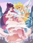 barefoot feet feet_together female panty_&amp;_stocking_with_garterbelt panty_(psg) pov pov_feet scamwich soles stocking_(psg) toes