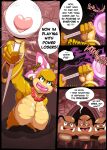  big_breasts comic english_text goomba loonyjams quest_for_power_(loonyjames) super_mario_bros. text wendy_o._koopa 