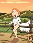  blackzacek bottomless cmdrzacek family_guy lois_griffin no_panties pubic_hair pussy sweater thighs 