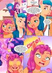 1_boy 1boy 4_girls bbmbbf comic equestria_untamed friendship_is_magic furry hitch_trailblazer izzy_moonbow_(mlp) lesson_for_the_generations my_little_pony my_little_pony:_a_new_generation palcomix pipp_petals_(mlp) sunny_starscout sunny_starscout_(mlp) twilight_sparkle twilight_sparkle_(mlp) zipp_storm_(mlp)