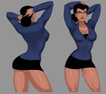  1girl big_breasts black_hair blue_eyes breasts comic_book_character demigod diana_prince female_focus high_res justice_league_unlimited mature mature_female patreon patreon_paid patreon_reward short_hair solo_female sunsetriders7 superheroine tagme wonder_woman 
