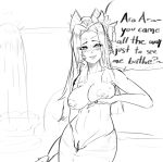 ahri_(league_of_legends) bathing big_breasts breasts heart-shaped_pupils league_of_legends nipples pussy stormbringer text