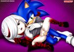 1girl 2023 anthro balls bbmbbf black_dress cum cum_in_pussy cum_inside dress green_eyes male male/female mobius_unleashed no_panties open_mouth palcomix penis purple_background pussy red_eyes red_highlights sage_(sonic) sega sex short_hair sonic_frontiers sonic_the_hedgehog sonic_the_hedgehog_(series) teeth tongue toon.wtf vaginal_penetration vaginal_sex white_hair