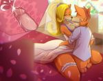  1boy 1girl 2019 animal_ears anthro anthrofied bandicoot bed black_nose blonde_hair breasts bride brother brother_and_sister cleavage clothed clothing coco_bandicoot couple cowgirl_position crash_bandicoot crash_bandicoot_(series) cum cum_in_pussy cum_in_uterus cum_inside dress duo erection female fur furry hair igazella incest internal kissing long_hair male male/female male_penetrating mammal marsupial naughty_dog on_top orange_fur penetration penis playstation ponytail sex siblings sister sony uterus vaginal vaginal_penetration video_games wedding_dress 