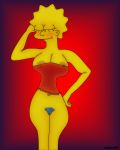  big_breasts cum_stain daydream dress hourglass_figure improved lisa_simpson lisalover no_panties the_simpsons 